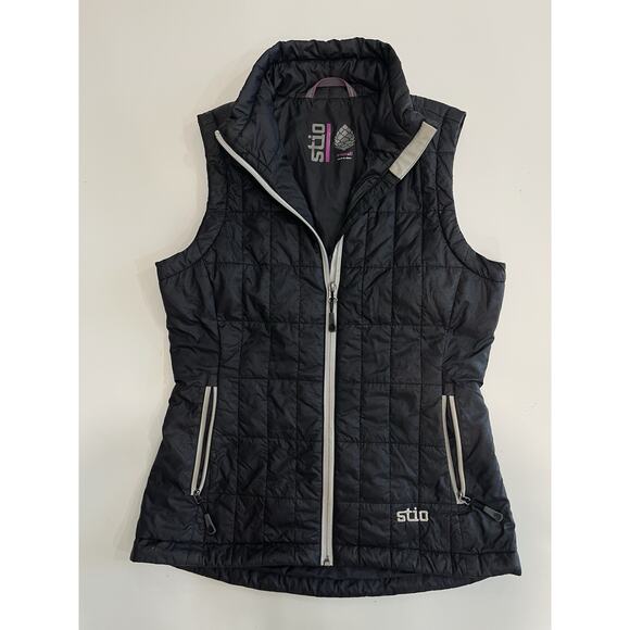 Stio Women's Azura Insulated PrimaLoft Vest Black Size X Small - Picture 1 of 4